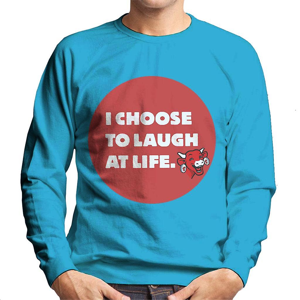 The Laughing Cow I Choose To Laugh At Life Men's Sweatshirt