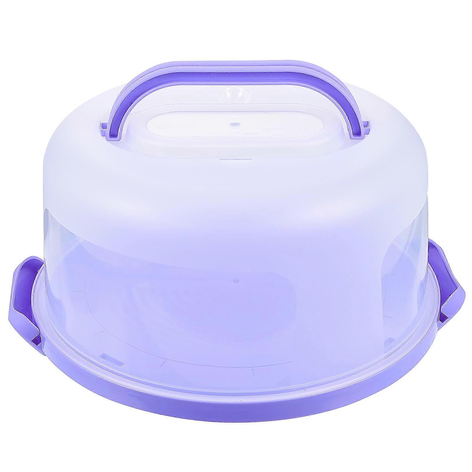 Reusable Cake Pastries Box Portable Cake Storage Holder Plastic Cupcake Box