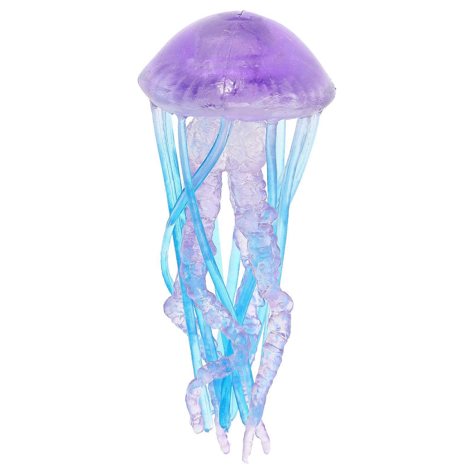 Mini Simulation Jellyfish Model Decorative Jellyfish Models Fish Tank Decoration