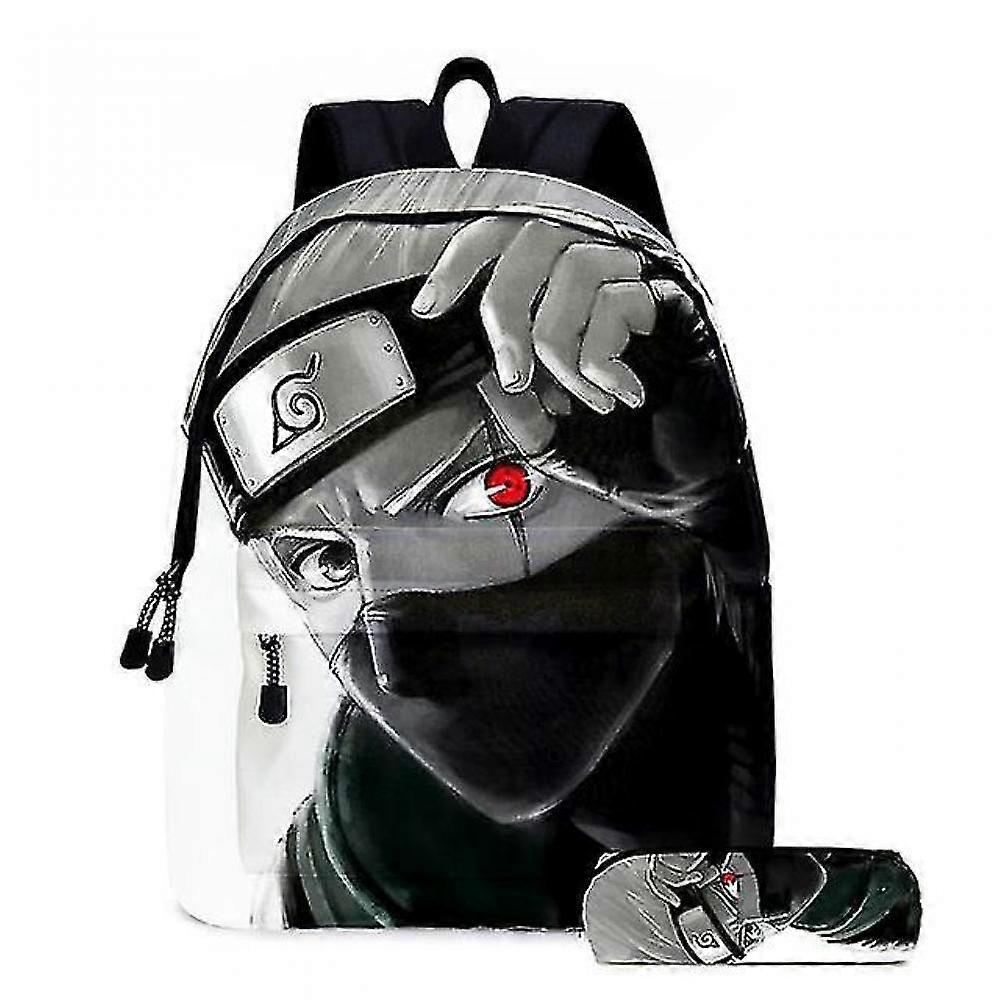 Naruto backpack, two-piece set, backpack+pencil case