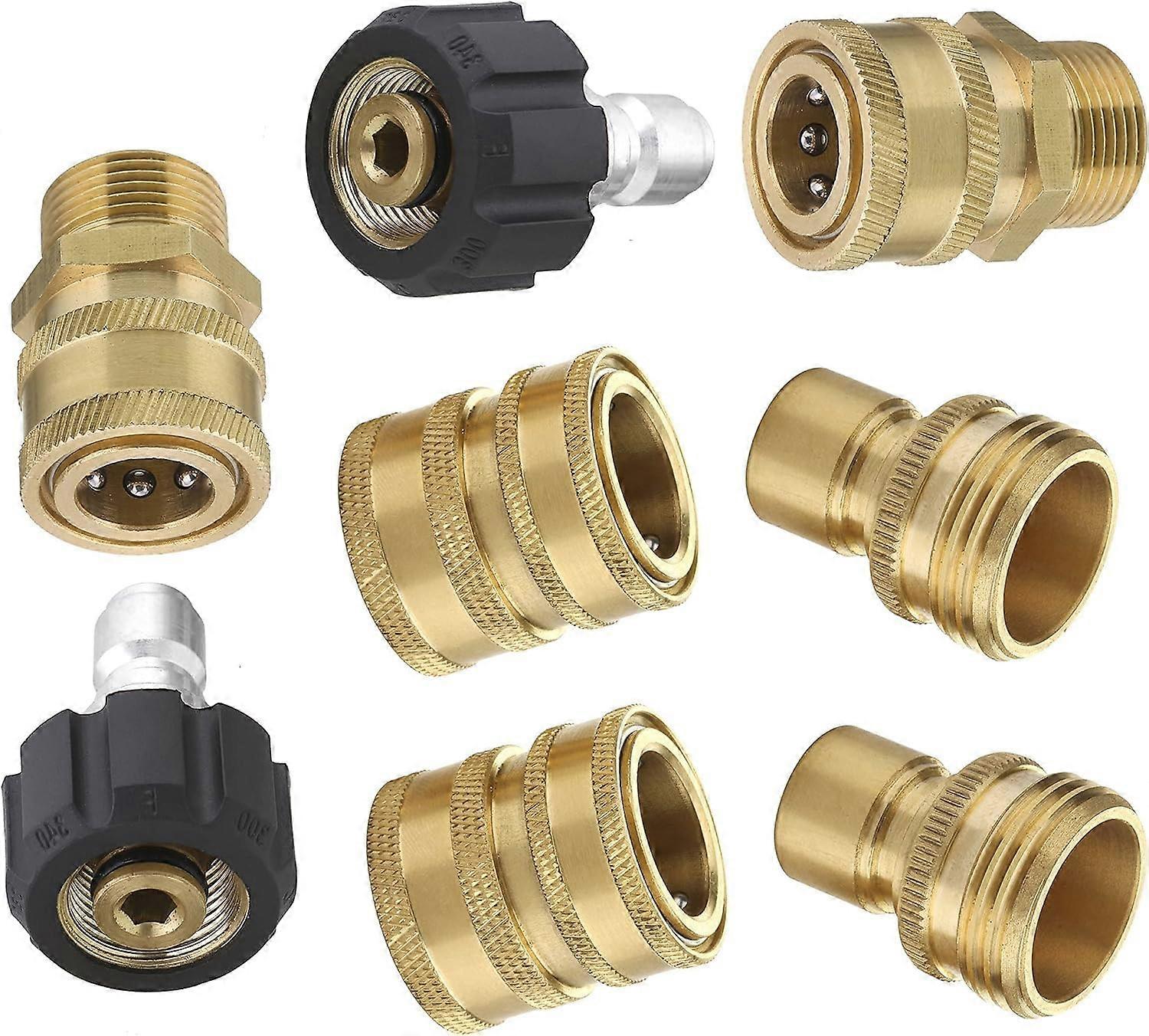 nice Pressure Washer Accessories, High Pressure Hose Quick Connector Kit, Connects Gun Lance and Hose, M22 3/8