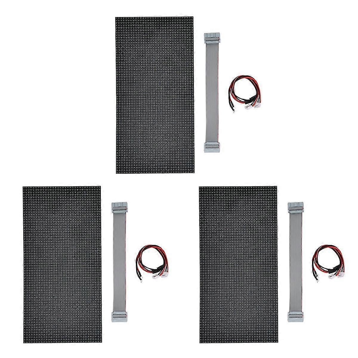 3pcs P5 Indoor Led Screen Panel 64x32 Pixel Led Display Modul 320x160mm 16 Scan RGB Vollfarbe Le