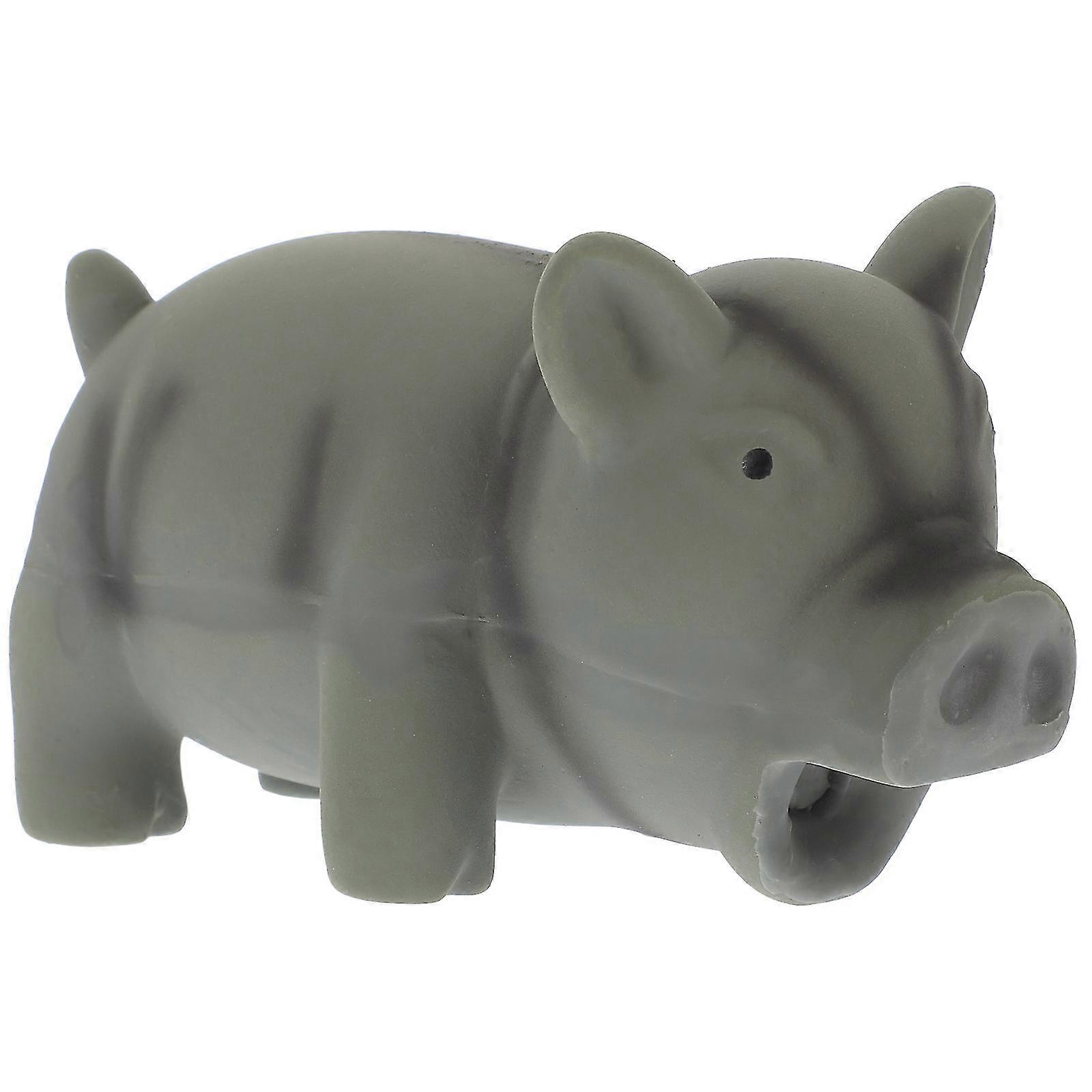 Squeaky Dog Toy Interactive Latex Pig Dog Chewing Toy Bite Resistance Toy