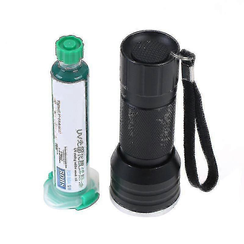Taharrgr 10ml Green Uv Solder Mask Pcb Bga Soldering Welding Fluxes Oil+uv Curing Sanzhiyu_L03