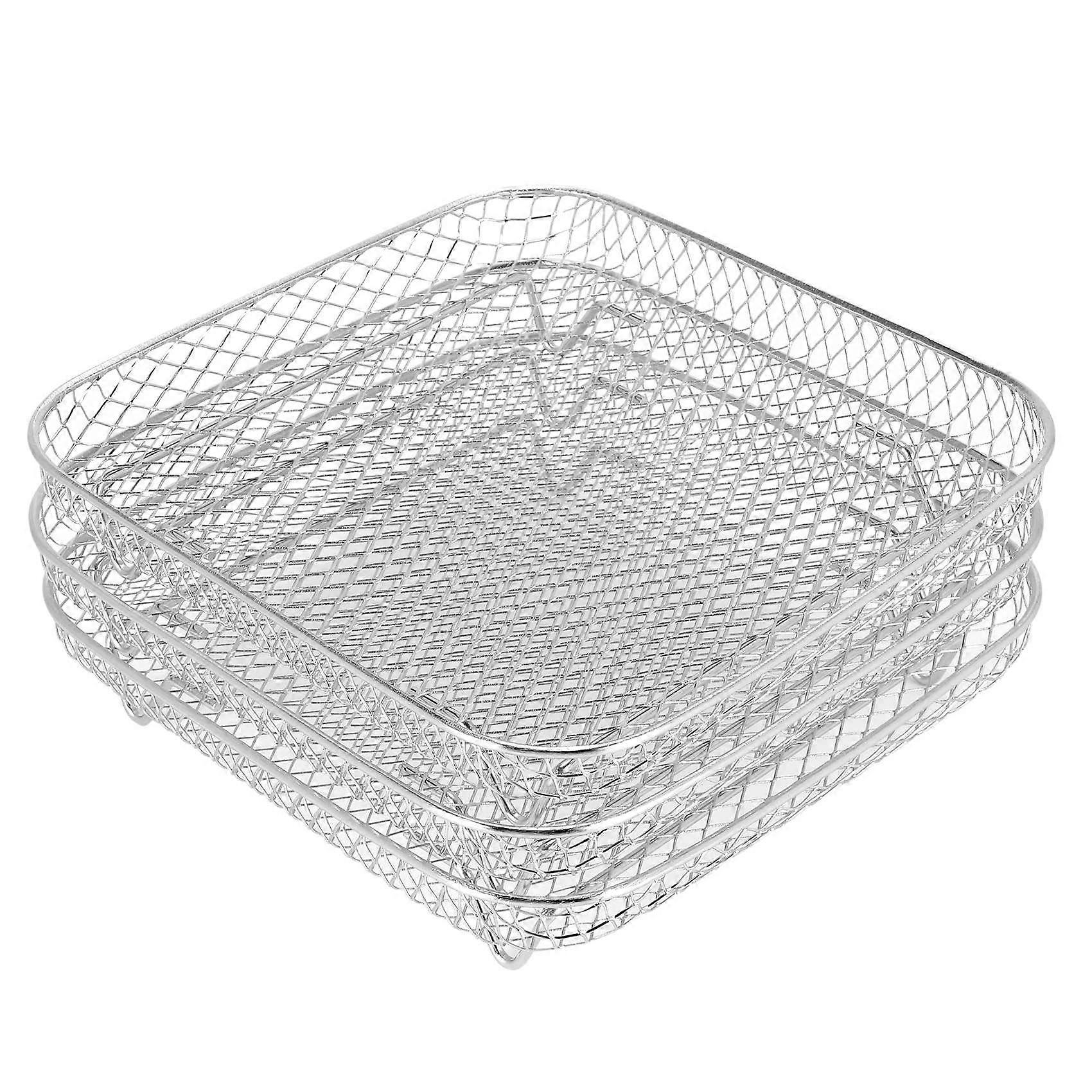 8 Inch Rack for Instant Vortex ,, ,Square Three Stackable Dehydrator Racks