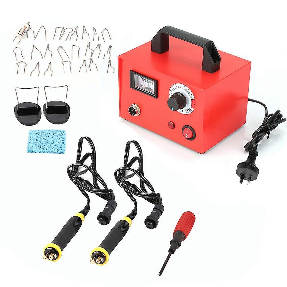 Kit Macchina Penna Pirografia Set Punte Brucia Legna Artigianato Strumenti 30W 110-240V (Spina AU)