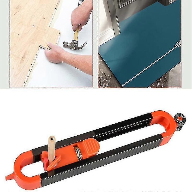 Precise contour gauge with lock for pencil woodworking edge corner measuring profile duplicator tool Happy H