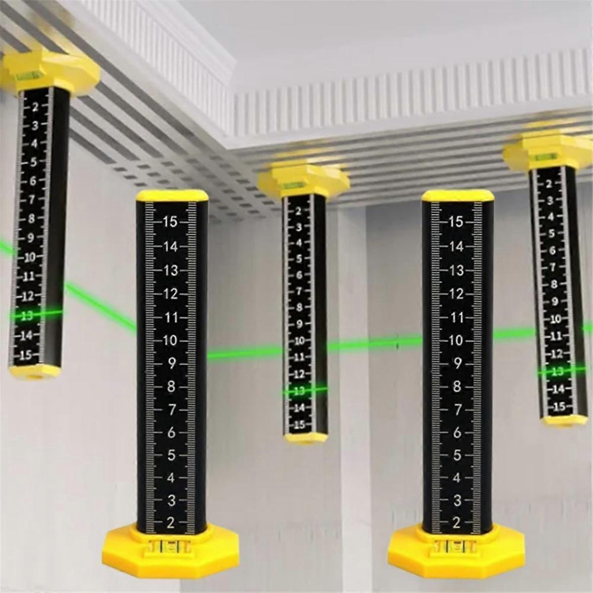 Ceiling and Floor Tile Height Ruler,Double-Sided Scale Dual Use ...