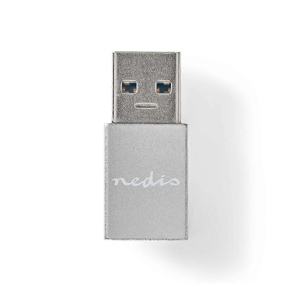 Nedis Adaptateur USB-A vers USB-C, 5 Gbit/s - Argent
