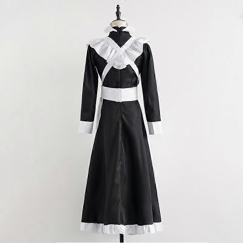 Classic Maid Cosplay Outfit Cute Long Dress Cosplay Costume British