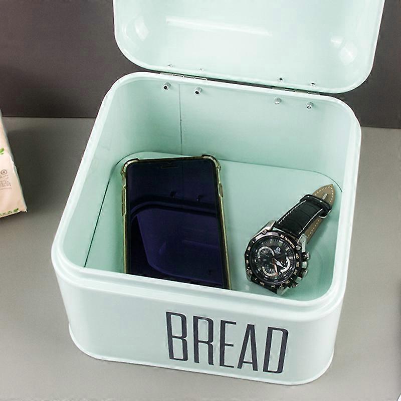 Durable Metal Bread Box Kitchen Bread Bin Container with Lid for Bakery Restaurant