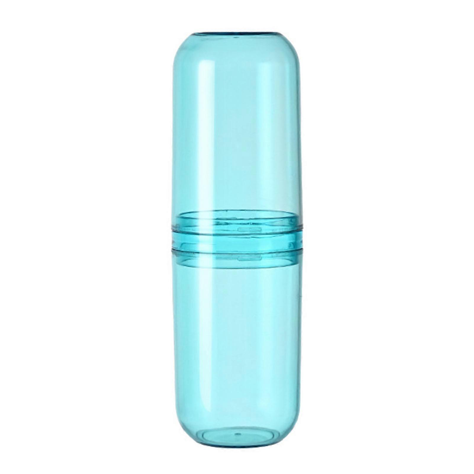 2 in 1 Mouthwash Cup Holder Set Large Capacity Toothpaste Storage Case for Washroon