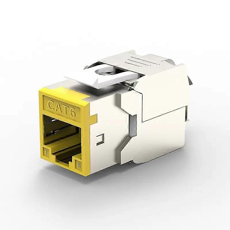 Module Ethernet LAN RJ45 Cat 6, blindage, coupleur Keystone Cat6a, câblage réseau 10 Gbit/s, connecteur RJ45 pour panneau de brassage 19 pouces