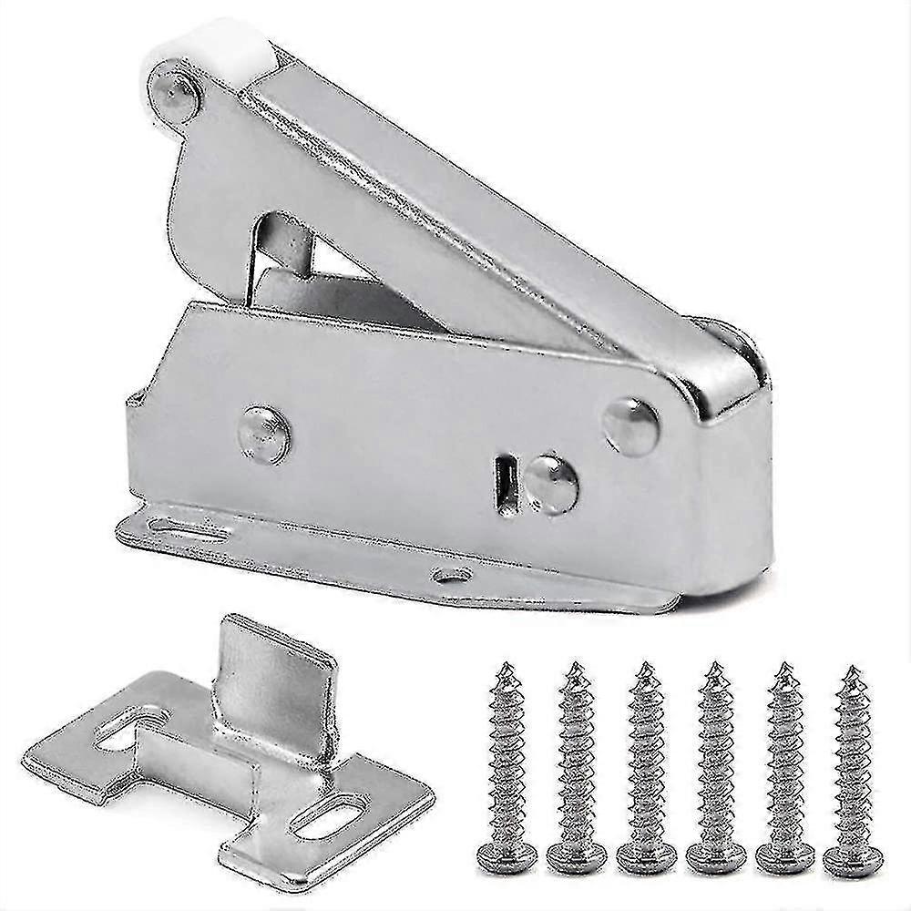 Quick Automatic Spring Latch - Cold Rolled Steel For Closet Doors And Attic Hatches