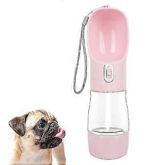 Dog Water Bottle For Walking, Multifunctional And Portable Dog Travel Water Dispenser With Food Container,detachable Design Combo Cup For Drinking And