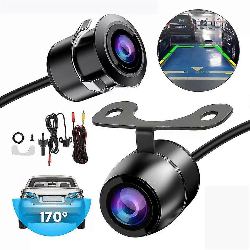 Universal Small Butterfly Punch Hole Two-in-one Car Rear View Reversing Image Car Rear View Camera