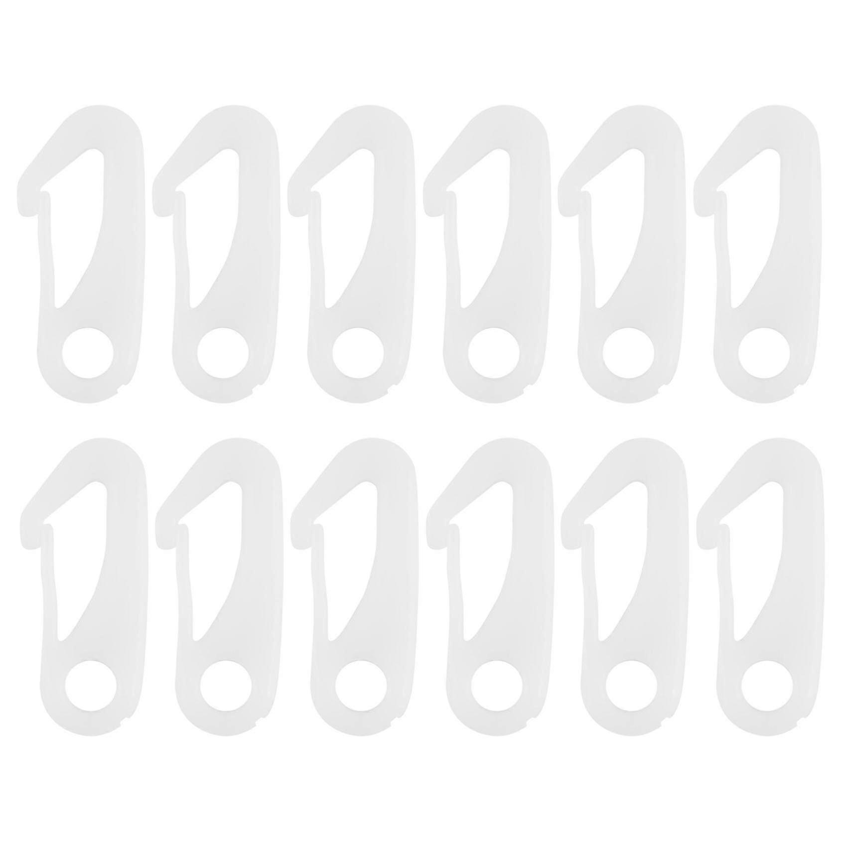 12pcs Flag Pole Clip Snap Hooks Flag Clips Flag Pole Accessory - Attach Flags Hooks To Halyard Rope