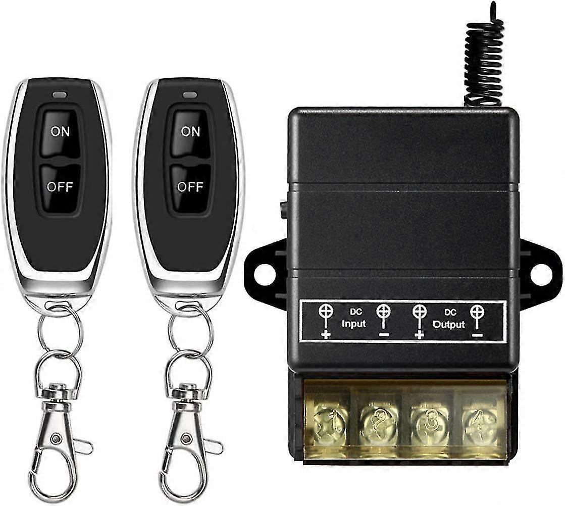 Wireless Remote Switch, Dc 9v-75v Rf Remote Control Switches For Pump Security Systems Door Curtain Barriers