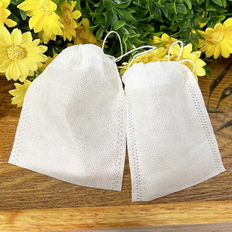 200pcs - Empty tea bags for loose tea - teabags White
