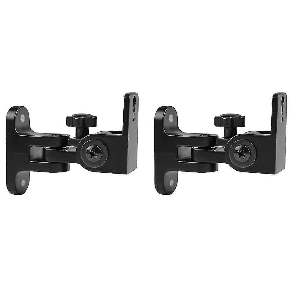 Speaker Wall Mount Bracket, Zinc Alloy Universal Surround Sound Wall Holder Stand(2 Pcs)