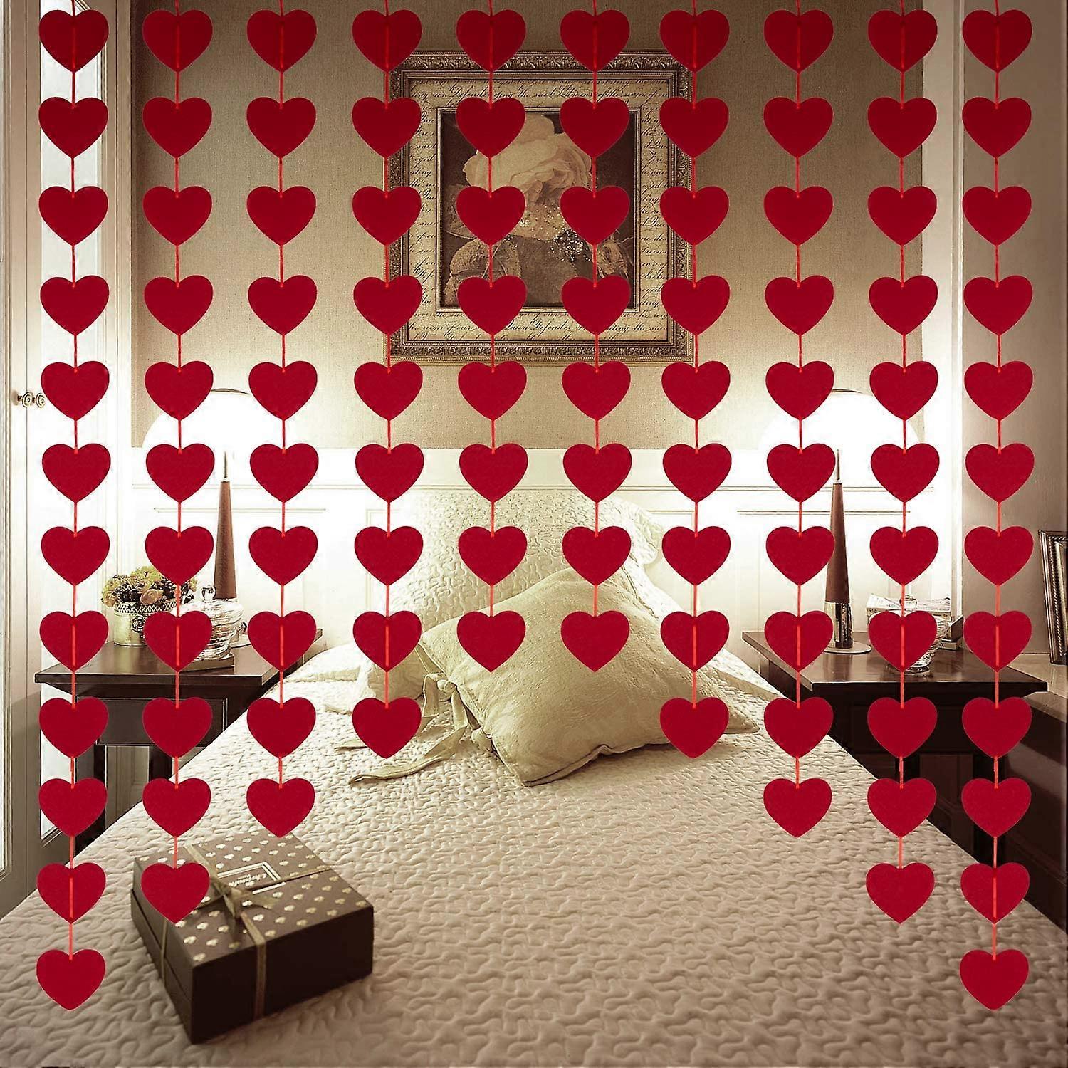 Valentines Day Decorations     PCS Red