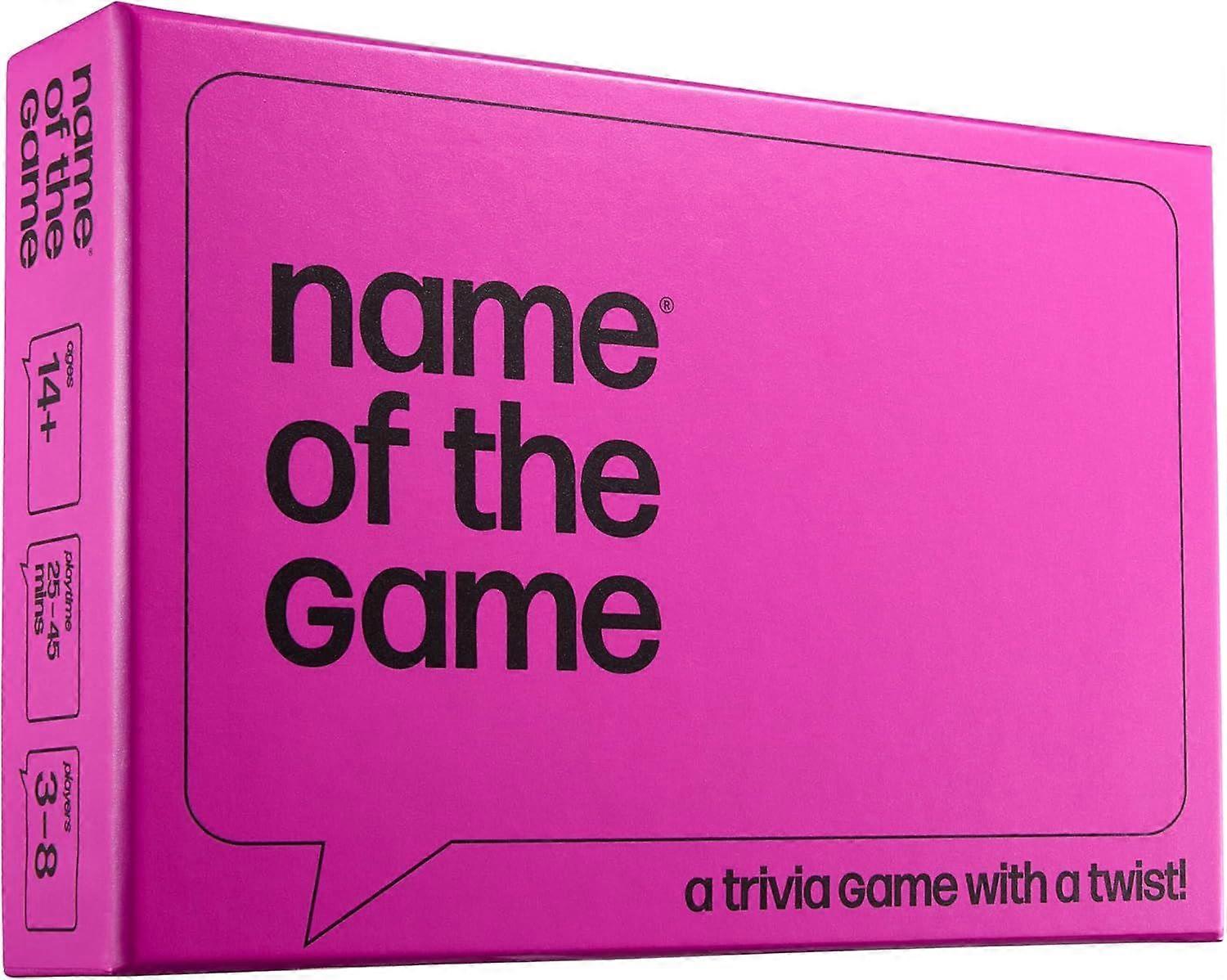 Name of the Game - Board Game