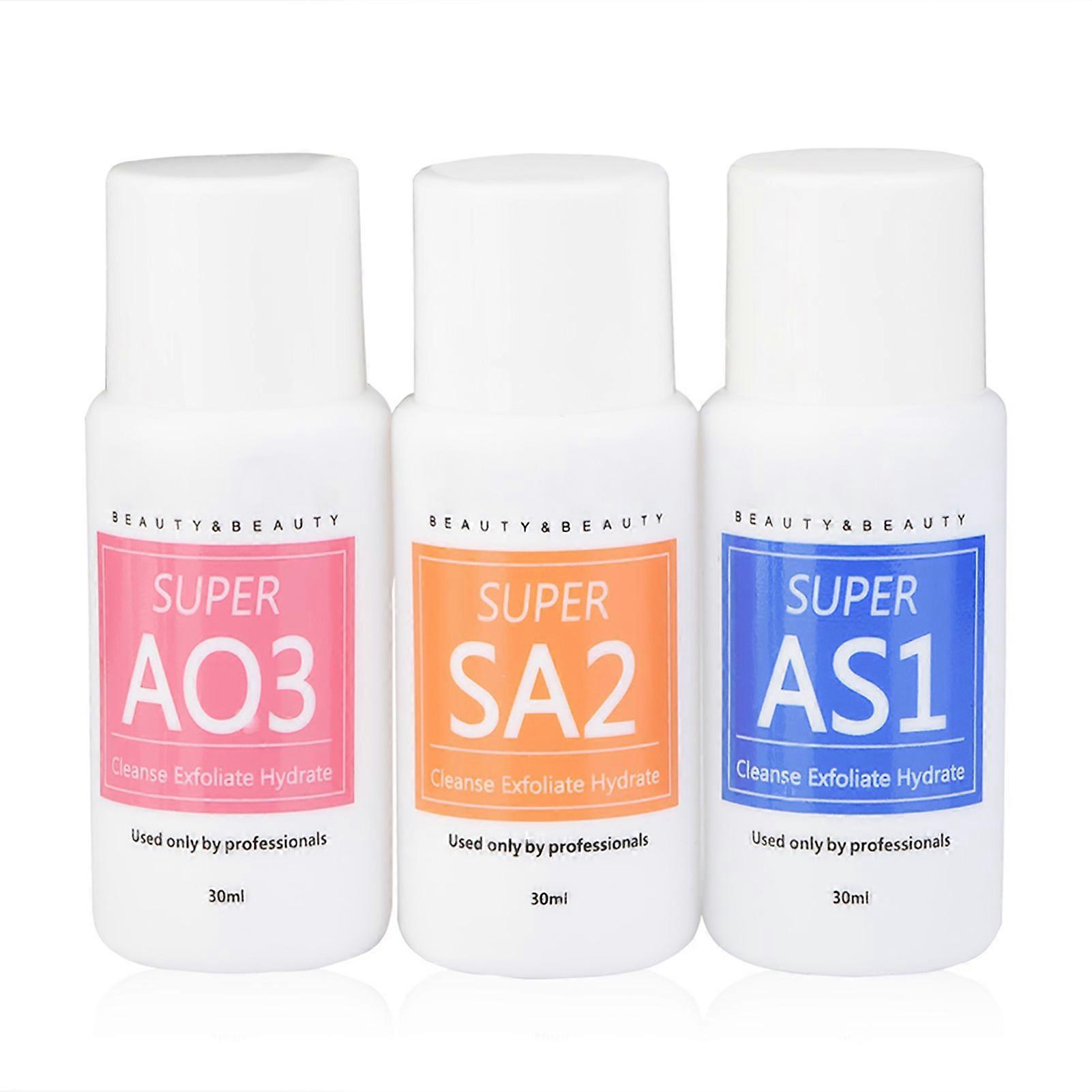 3 Types Small Bubble Solution Deep Cleaning Hydrating Liquid Anti Aging Beauty Machine Accessor