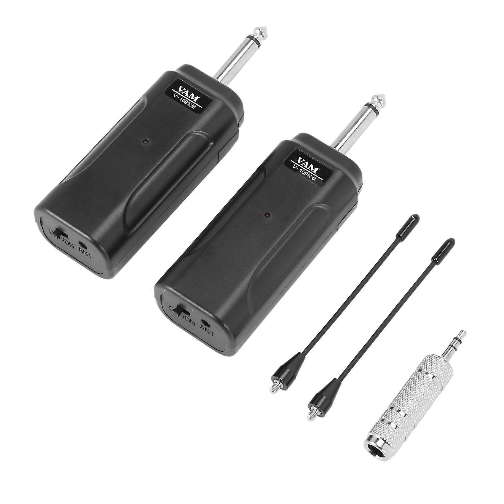 Portable Wireless Audio Guitar Transmitter Receiver System For Electric Guitar Bass Electric Violin