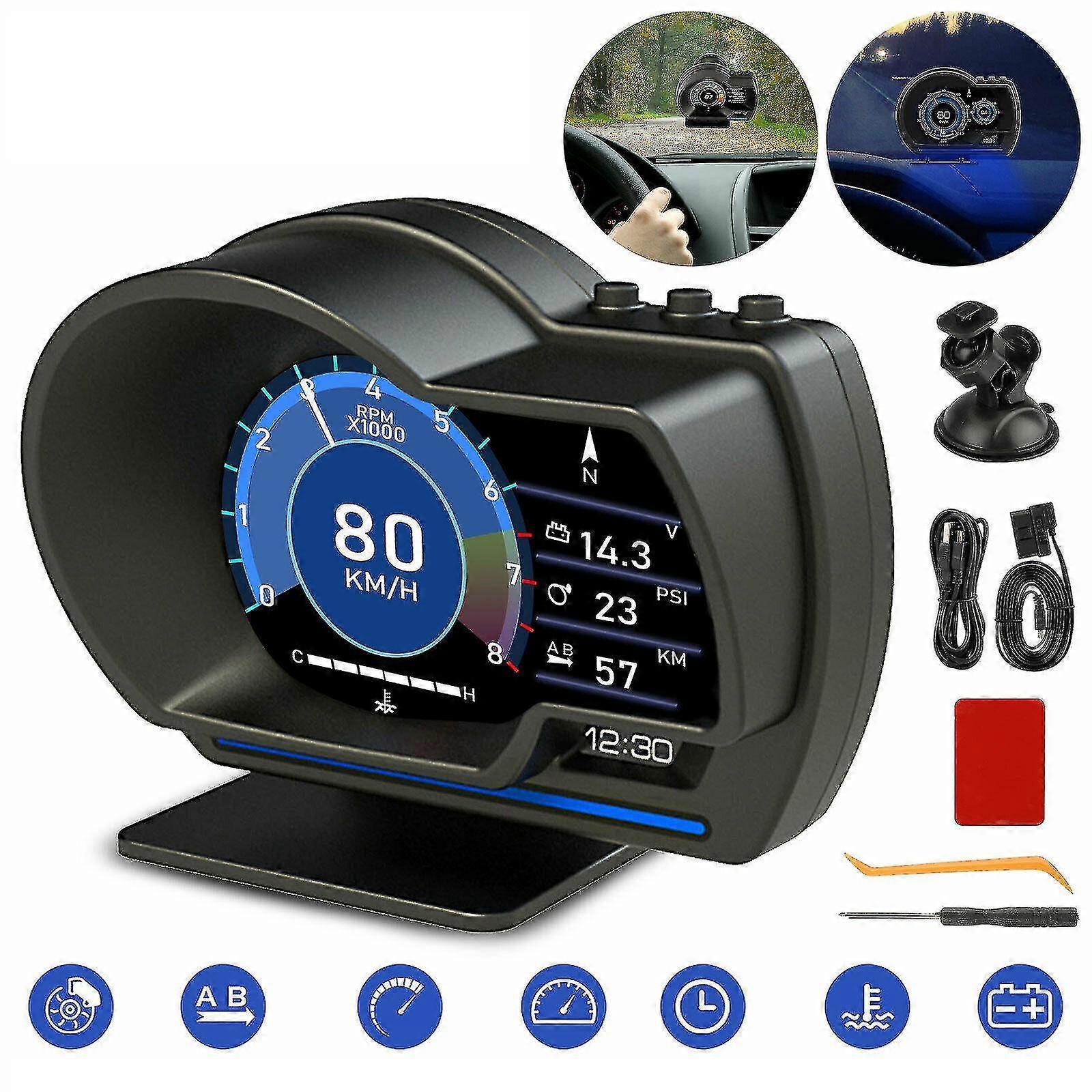 Car Obd2 Gps Speedometer