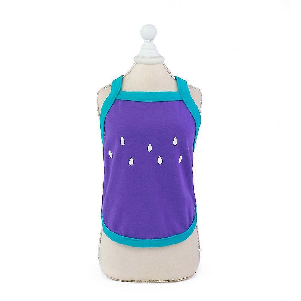 Pet de vară fructe imprimare câini mici catelus Chihuahua bumbac haine bluza vesta Q