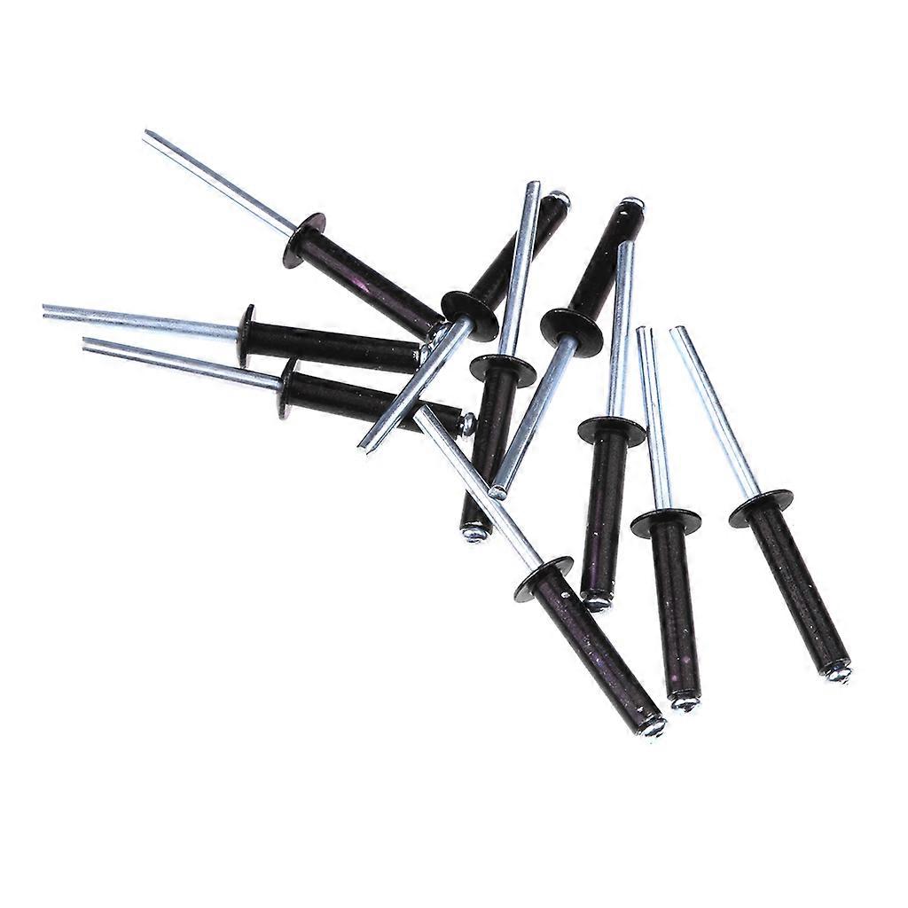 20pcs Metal Kayak Tri Bulb Rivets - Tri Grip Rivet - Black Long Pop Rivet