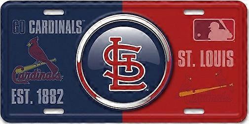 St. Louis Cardinals MLB Bullseye License Plate