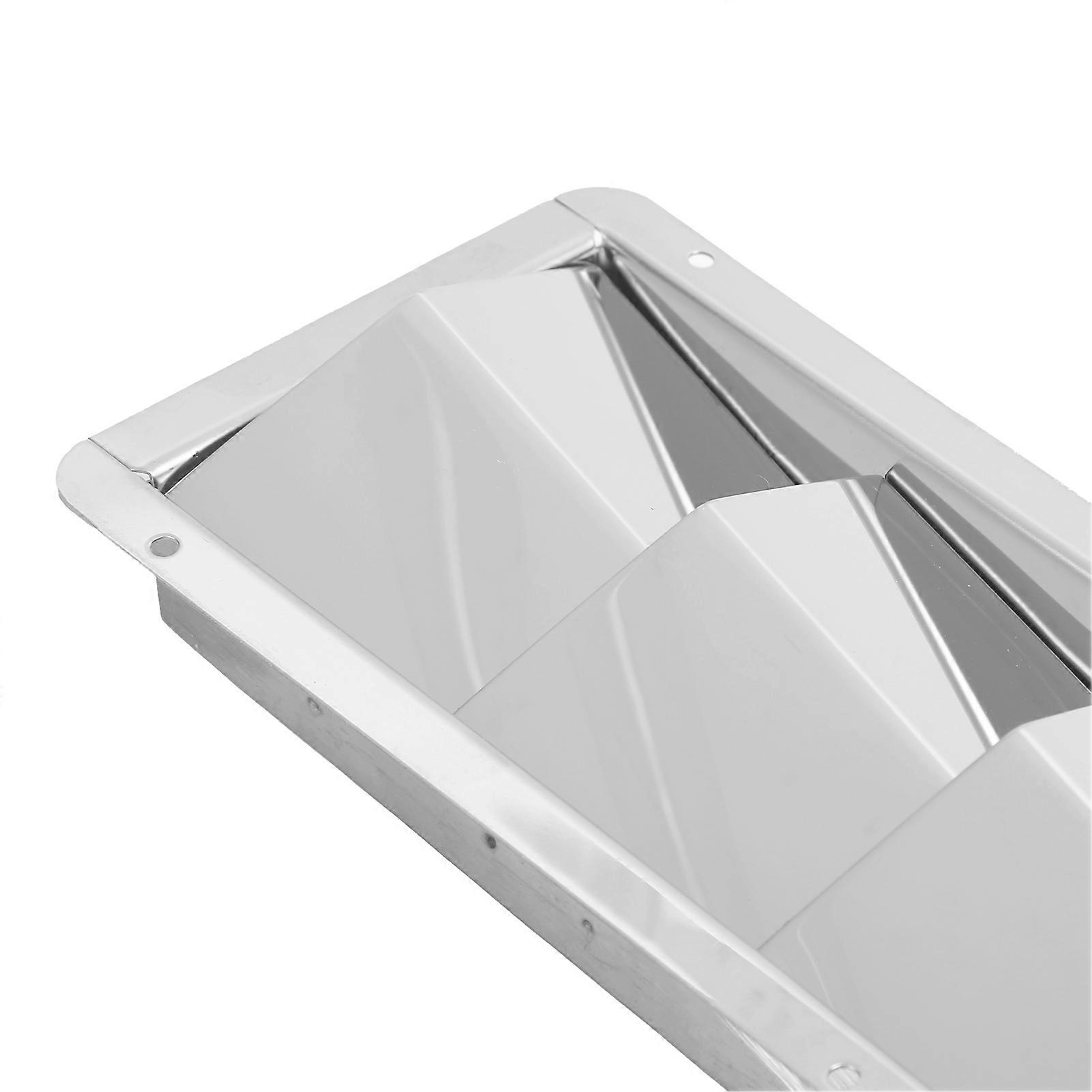 5 Slots Boat Louver Vent Rectangle Stainless Steel Durable Ventilation Grille Hardware Fitting