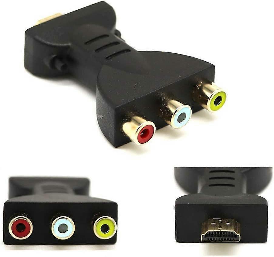 HDMI samec na 3 RCA samice AV adaptér konvertor pro TV