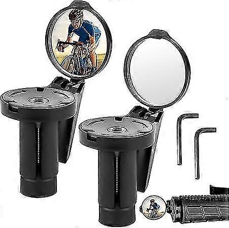 Bicycle Mirrors: Pack Of 2 Bicycle Rear View Mirrors, 360 Adjustable Bicycle Rear View Mirror, Folding Handlebar Mirror, Bicycle Handlebar Mirror, Bic