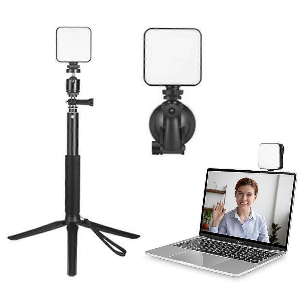 Video Conference Lighting Light, Zoom Lighting for Computer Video Conferencing with Suction Cup and Tripod Stand, Laptop Lamp for Remote Working/Live