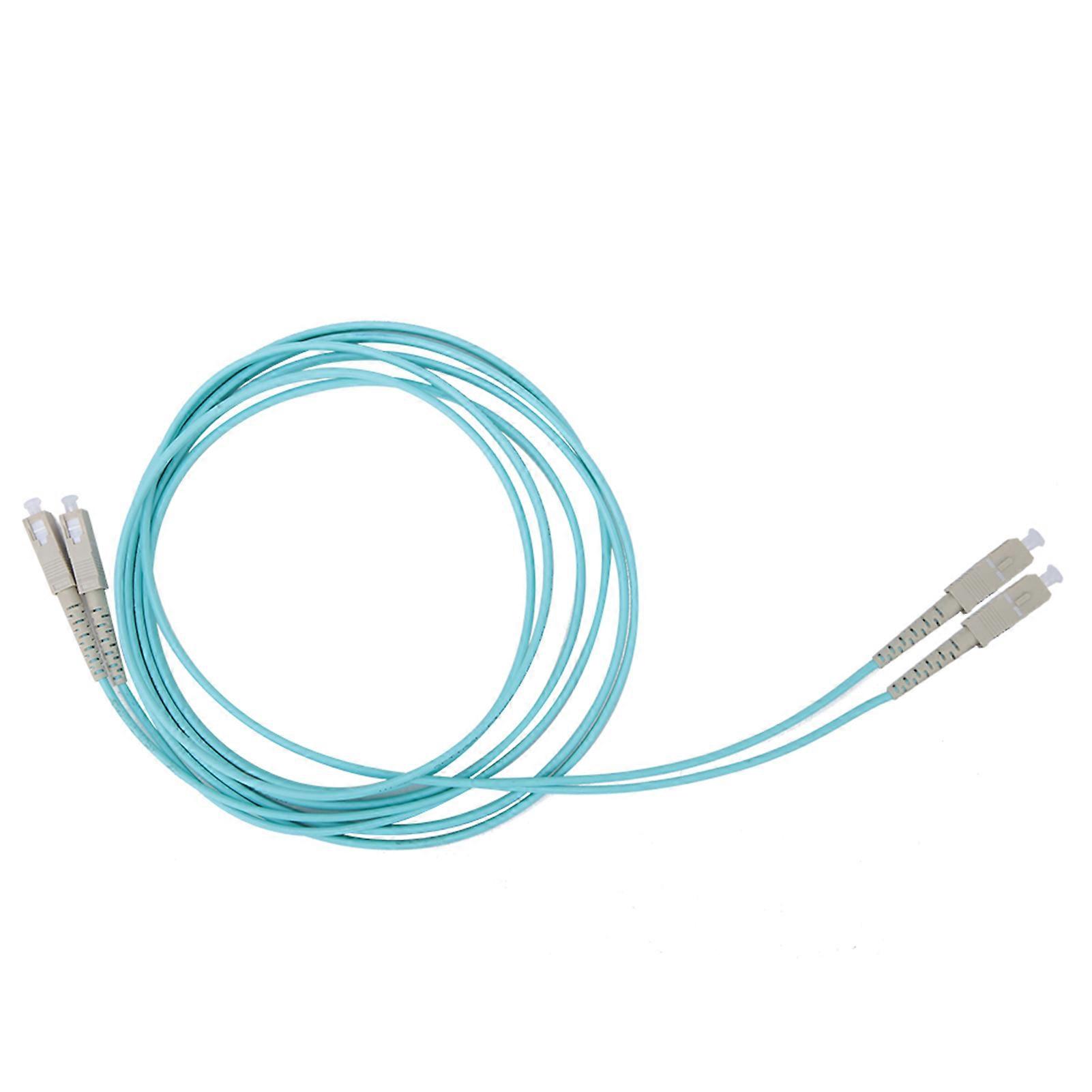 3 Meters SC/UPC to SC/UPC 50/125-MM-OM3 Multimode Duplex Fiber Optic Cable
