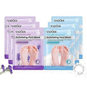 3set Foot Peel Mask - 10 Pack - Peeling Esfoliante Original para os Pés - Removedor de Calos para os Pés & Removedor de Pele Morto, Hidratando os Pés, Bebê Seus Pés Naturalmente (L