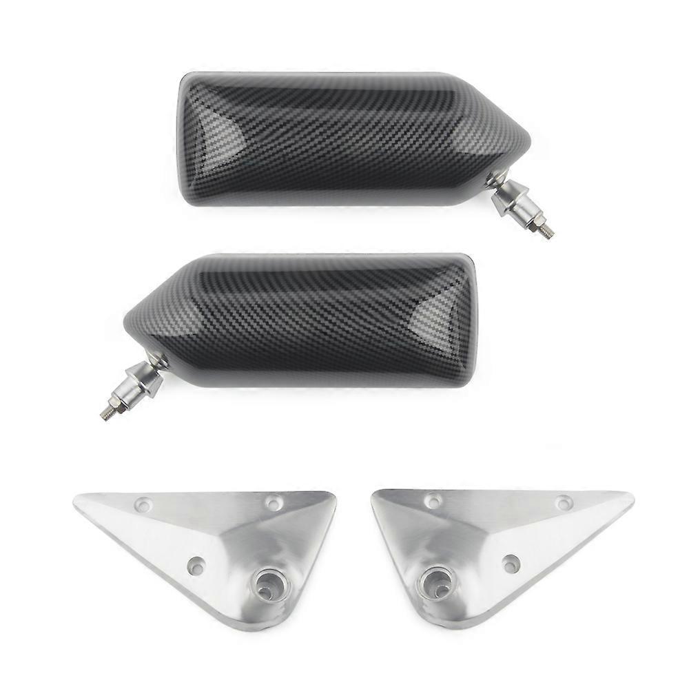 2psc New Universal Retro Car Rearview Side Mirror Craft Square F1 Style w/Blue Mirror Surface Metal Bracket Rear View Mirror