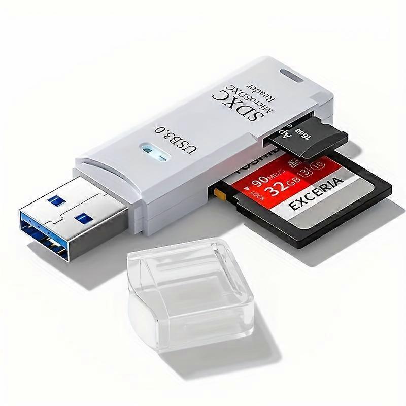 Mini High Speed 2 In 1 Multi Card Reader USB 3.0 Micro SD TF Card Memory Flash Drive Adapter