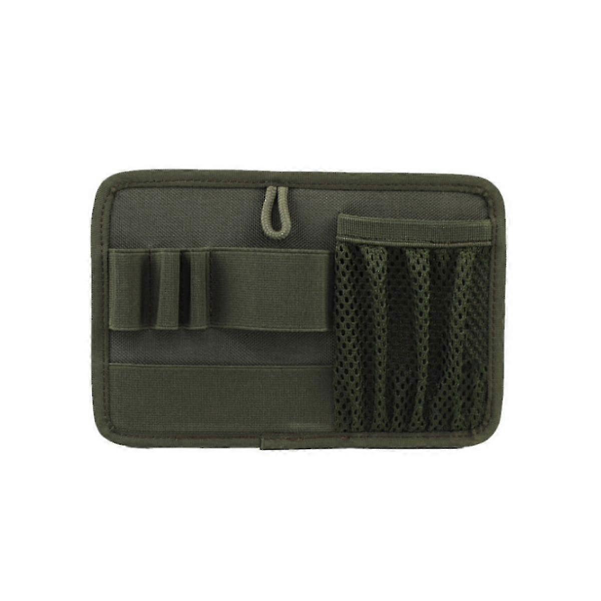 Bag Insert Modular Organizer Utility Admin Pouch Hook Fasteners - Key Holder,green