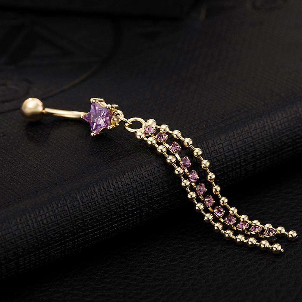 Navel ring clasp five-pointed star