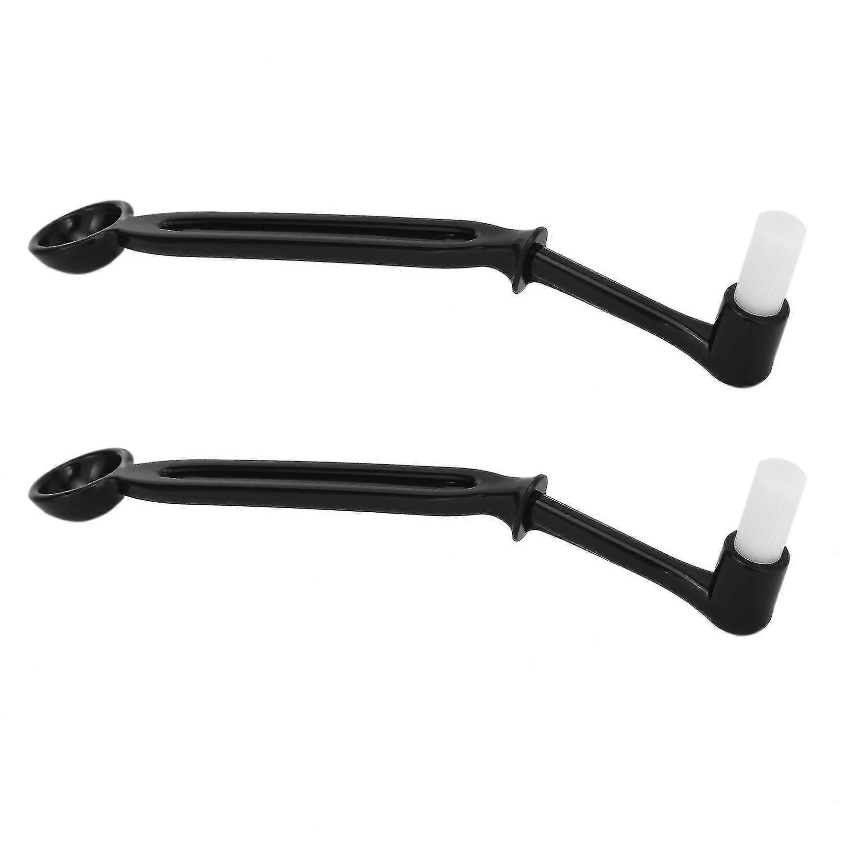 2 In 1 Coffee Machine Grouphead Cleaning Brush Spoon Angled Detergent