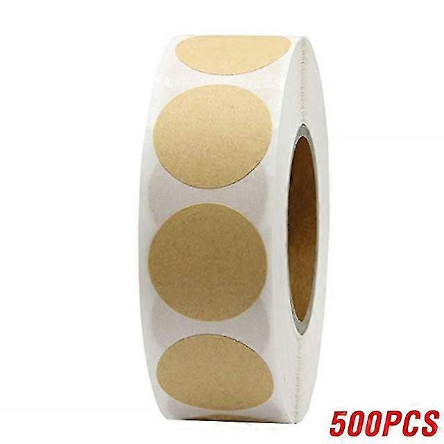 1 '' עגול קידוד עגול מעגל נקודות מדבקות, 500 ספירה כל אחד, צבעים שונים זמינים