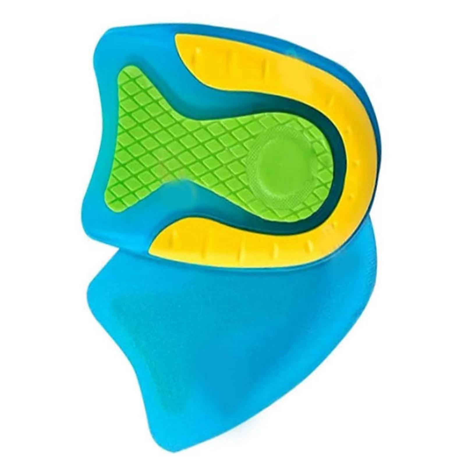Silicone Heel Cups for Men Soft Shock Absorbing U Shaped Inserts Height Increasing Heel Pads