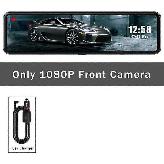 1080P+1080P Car Dvr Mirror Stream Rear View Mirror Dash Camera Dash Cam Dual Car Camera Dashcam Drive Recorder IPS Touch Screen