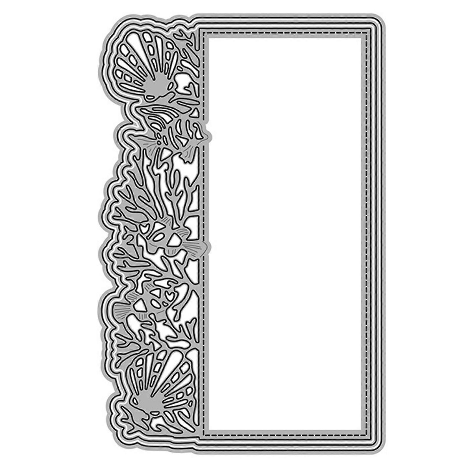 for Shell Frame Metal Cutting Dies Stencil Scrapbooking Mold Embossing Template