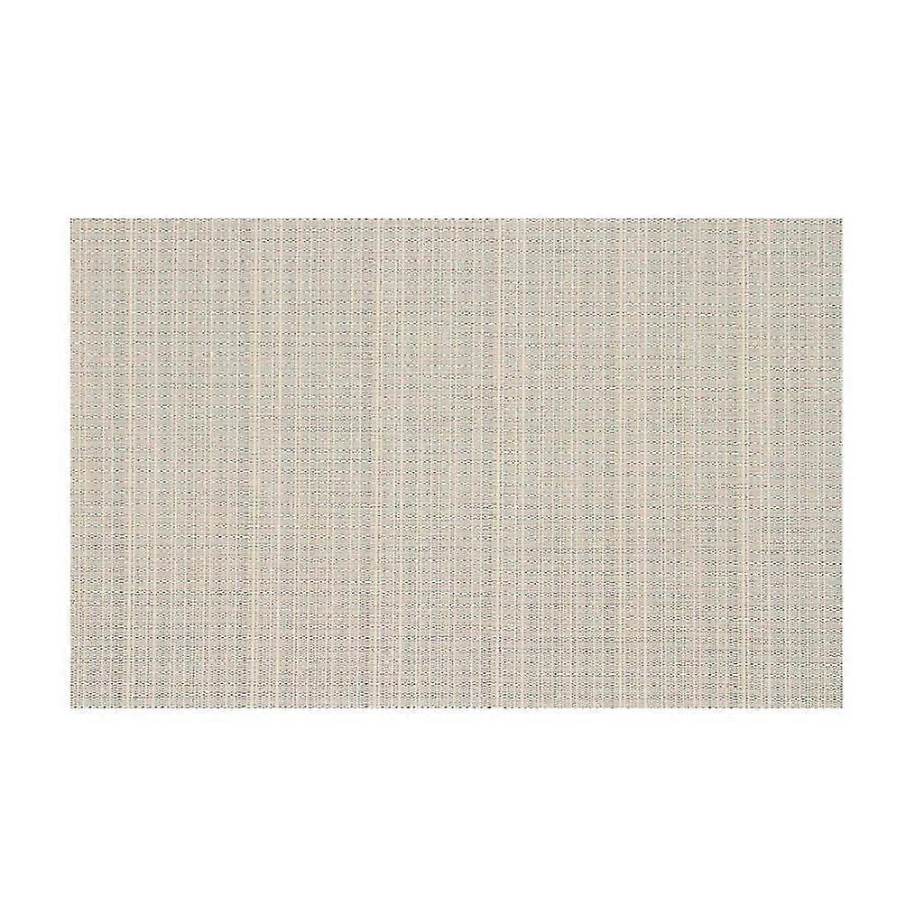 Placemat Green Solid Color Pvc Mat Ordinary Horizontal Striped Table Mat