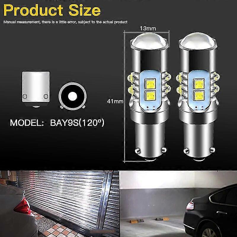 2 pz Led Luce Di Backup Blub Lampada Di Retromarcia H21w Bay9s 64136 Per Renault Clio 4 2014-2018 Kadjar 2015-2020 Canbus Nessun errore