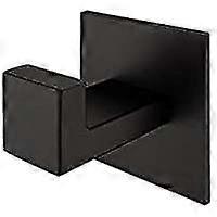 Support de sche-cheveux pour crochets de serviette  la maison Sus 304 acier inoxydable noir mat finition multi-usage crochet mural 3m auto-adhsif